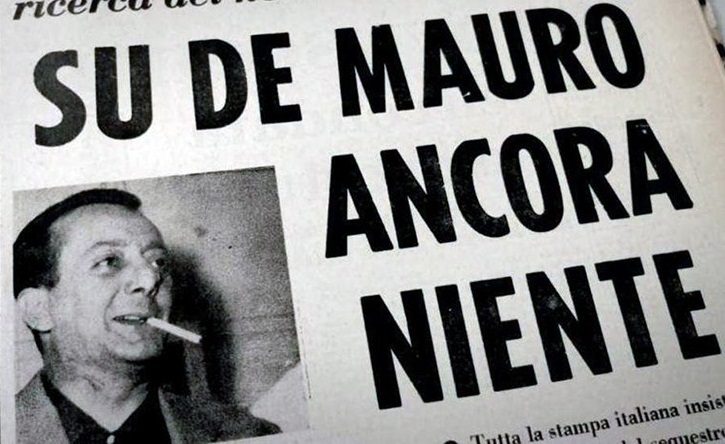La scomparsa di Mauro De Mauro