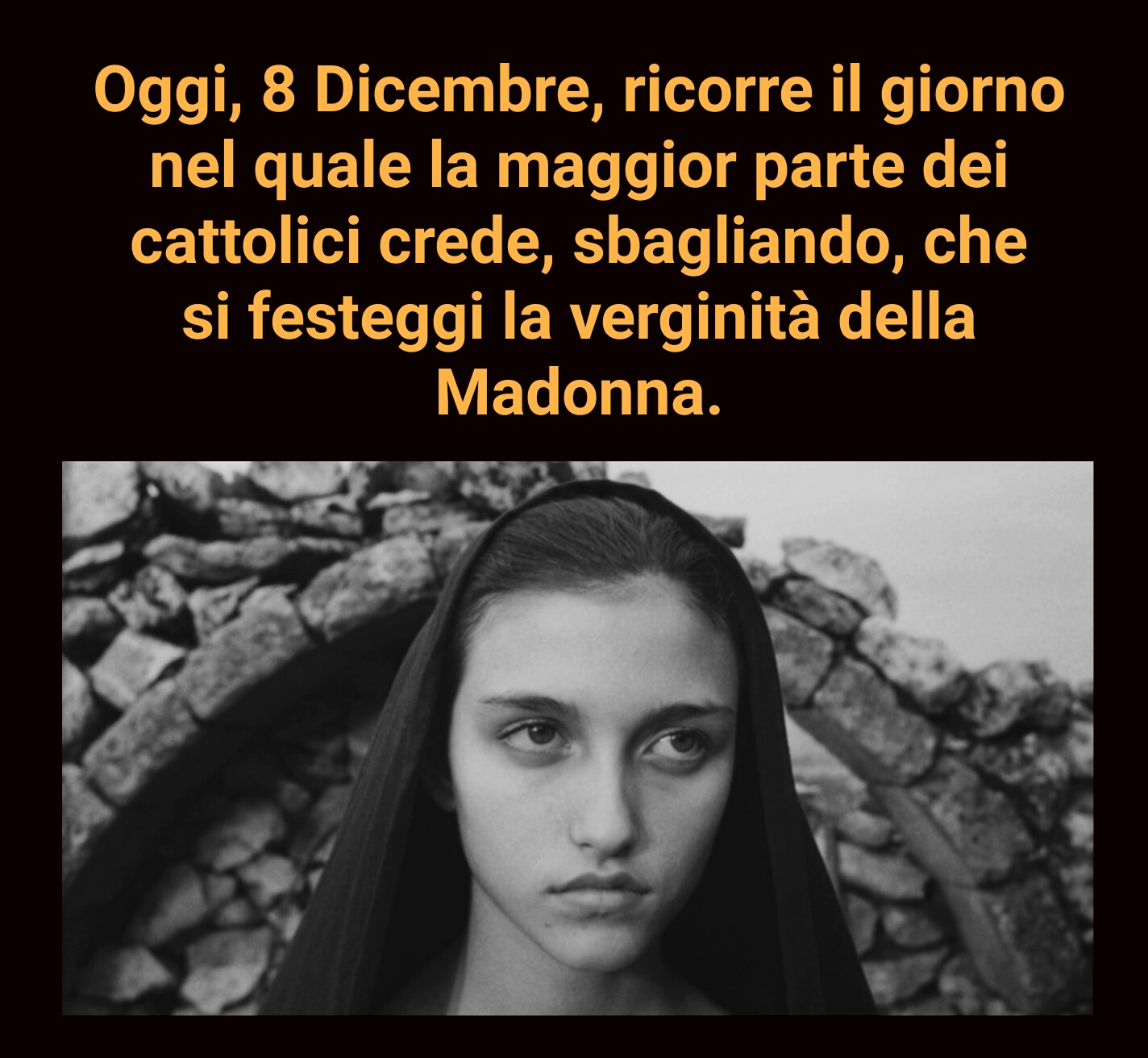 Ricordati di santificare le feste.