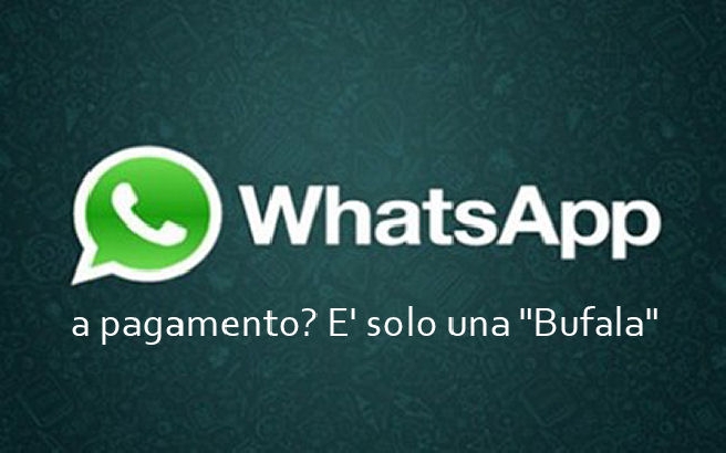 L’ennesima bufala su Whatsapp a pagamento