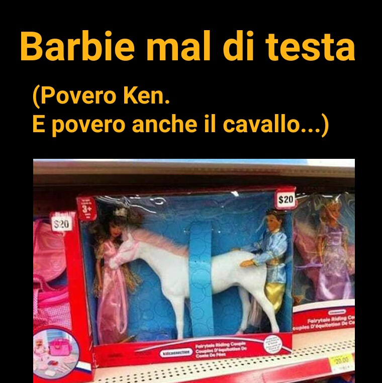 Barbie mal di testa