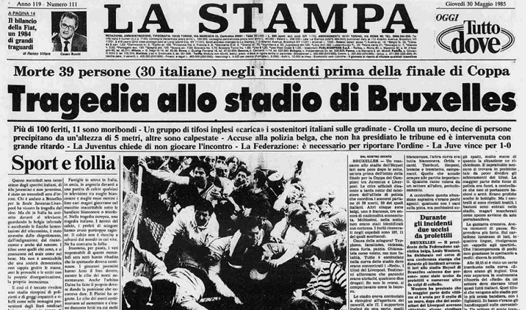 La strage dell’Heysel