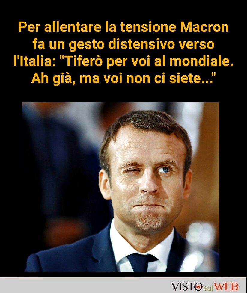 Macron: che insolente!