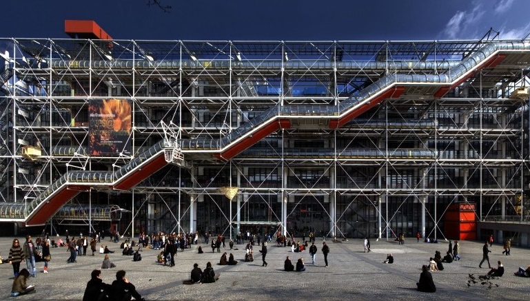 L’avveniristico Centre Pompidou