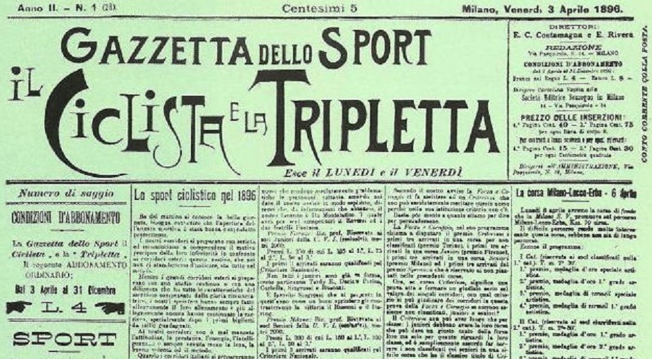 La prima Gazzetta dello Sport – Jesse James, vivo o morto – La fascistizzazione dei giovani italiani