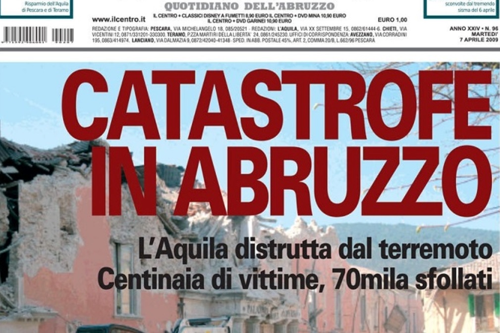 Il terremoto dell’Aquila – Le prime Olimpiadi moderne – Le radici del conflitto russo-ucraino