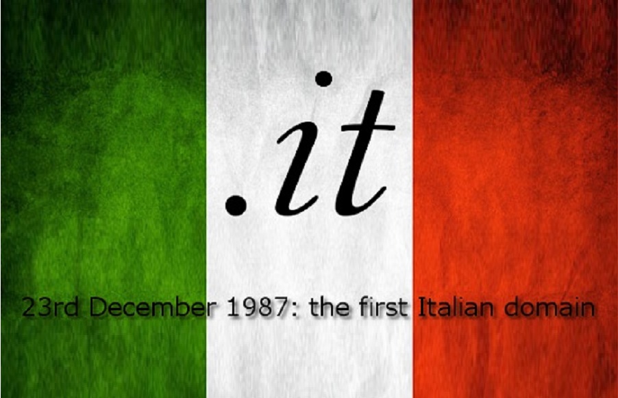 Il primo dominio .it