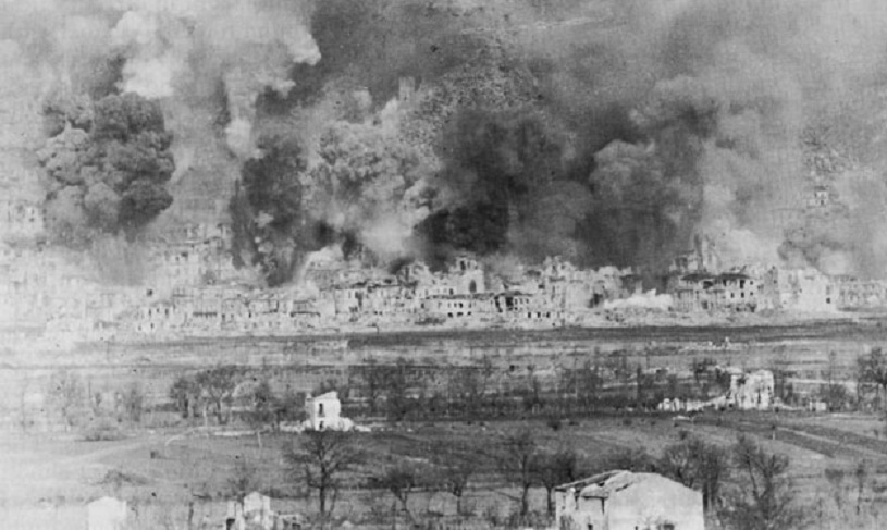 Il bombardamento di Cassino