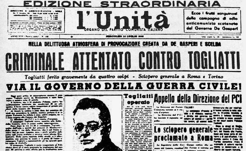 L’Italia sull’orlo della guerra civile