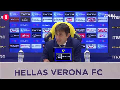 Verona-Inter, Conte: “Prova di maturita’, acquisiamo certezze per il futuro”