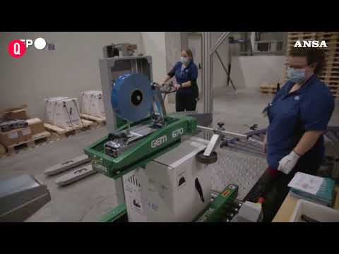 Vaccini Pfizer: ecco come sono stati preparati per la spedizione