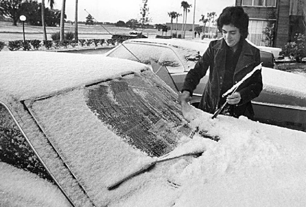 L’incredibile nevicata a Miami