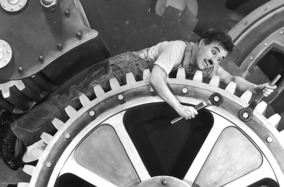 La catena di montaggio secondo Chaplin