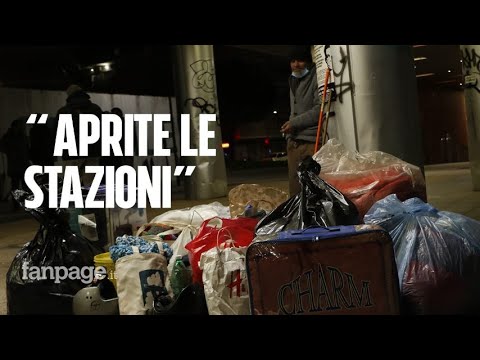 “Stazioni aperte per i senzatetto contro il freddo”, la richiesta delle associazioni