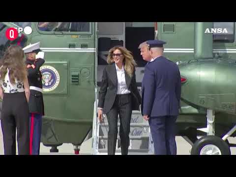 Il congedo di Melania, la First Lady riluttante
