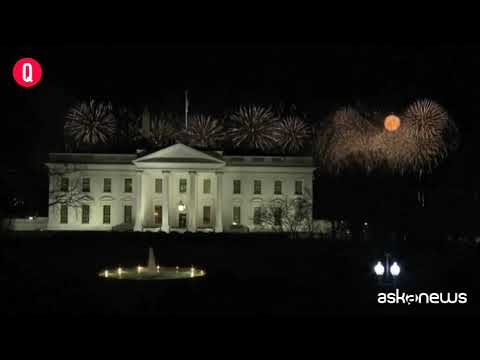 Inauguration day, i fuochi d’artificio sopra la Casa bianca