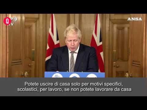 Gb, Johnson annuncia il lockdown nazionale