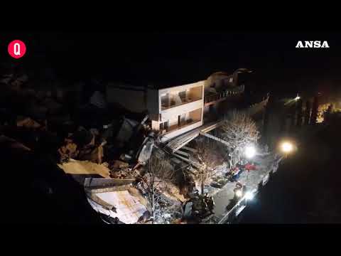 Frana distrugge hotel a Bolzano, era chiuso per Covid