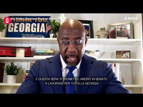 Usa: il dem Warnock e’ il primo senatore afroamericano della Georgia, il discorso