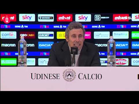 Udinese, Gotti: “Non meritavamo di perdere”