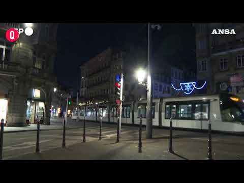 Covid: a Strasburgo coprifuoco alle 18, le strade sono deserte