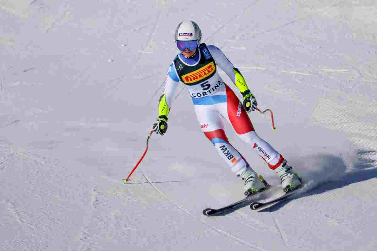 Corinne Suter oro in discesa ai Mondiali di Cortina