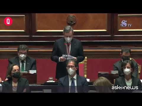 L’emozione di Draghi: incespica sui numeri della pandemia