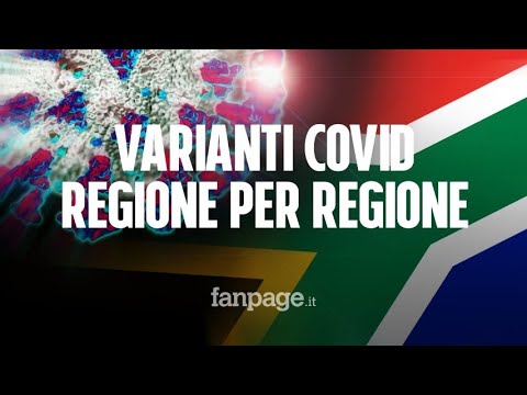 Varianti del coronavirus in Italia: la situazione nelle varie regioni