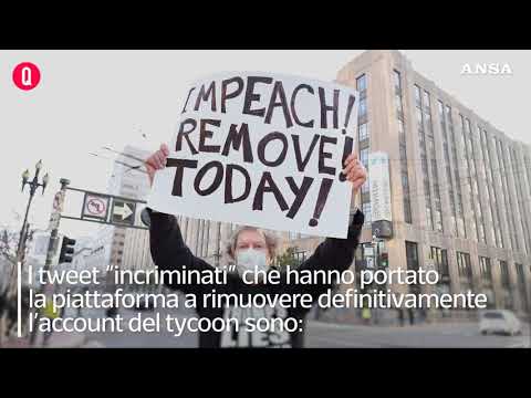 Twitter rimuove il profilo di Trump per sempre