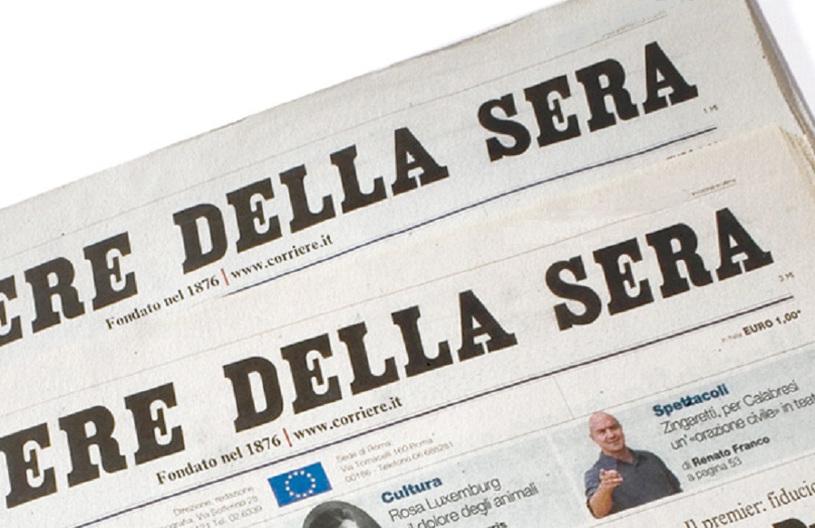 Il primo numero del Corriere della Sera