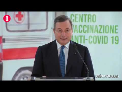 Draghi: l’obiettivo triplicare somministrazioni vaccino