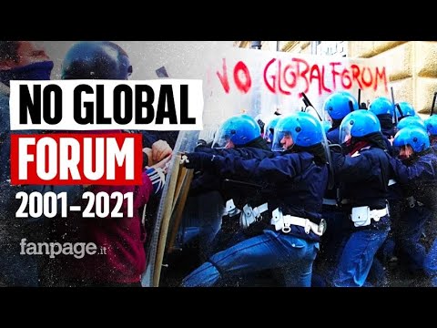 Global Forum Napoli 2001: 20 anni fa il grande corteo la violenta reazione delle forze dell’ordine