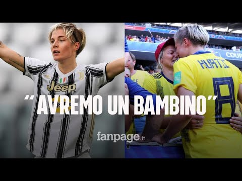 Juventus Femminile, Lina Hurting e la moglie Lisa Lantz annunciano: “Avremo un bambino”