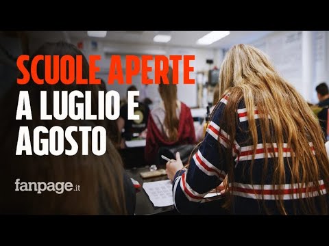 Scuole aperte a luglio e agosto: ecco perché si potrebbe torna tra i banchi per tutta l’estate