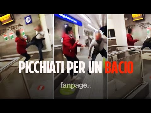 Aggressione omofoba a Roma, picchiati per un bacio alla stazione “Non vi vergognate?”