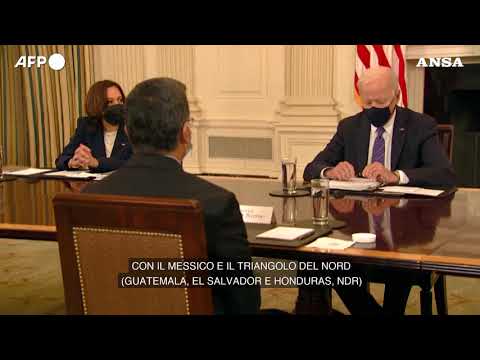 Usa, Biden: “La vicepresidente Harris guidera’ la gestione dell’emergenza migranti”