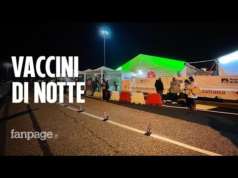 Roma, all’hub di Fiumicino partono i vaccini in fascia notturna: “Pronti a vaccinare h24”