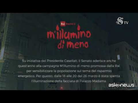 M’illumino di meno, Senato spegne luci per risparmio energetico