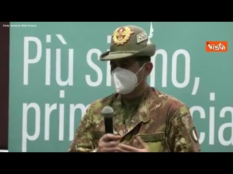 Piano vaccini, Figliuolo visita la Lombardia: »Va tutto bene? No, ma le idee ci sono»