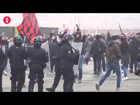 Calcio: assembramento al derby milanese del 21/2, sanzionati i primi tifosi