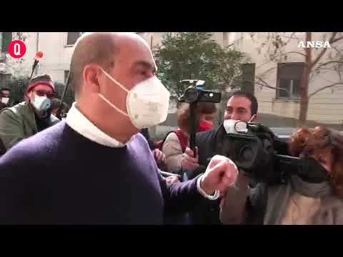 Zingaretti: “Dimissioni respinte in assemblea? Da statuto non e’ previsto”