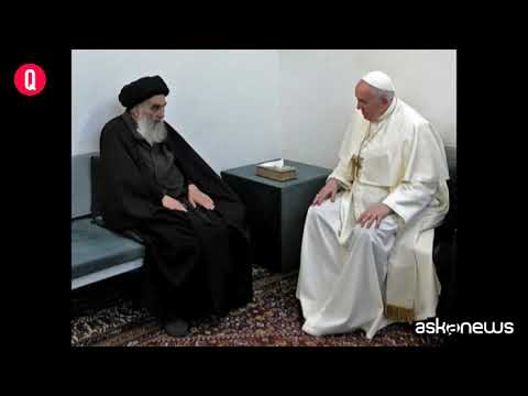 Lo storico incontro del Papa con l’ayatollah sciita al Sistani