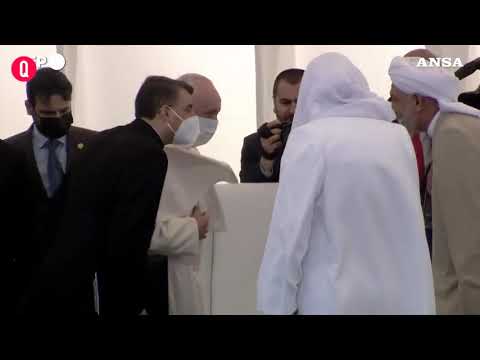 Iraq, Papa Francesco arriva nell’antica citta’ di Ur