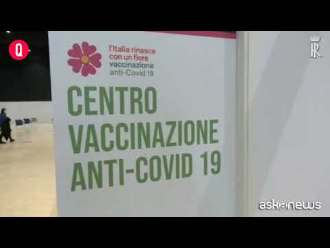 Presidente Mattarella visita il nuovo Centro vaccinale anti Covid