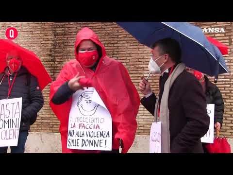 8 marzo, Roma: uomini manifestano contro la violenza sulle donne