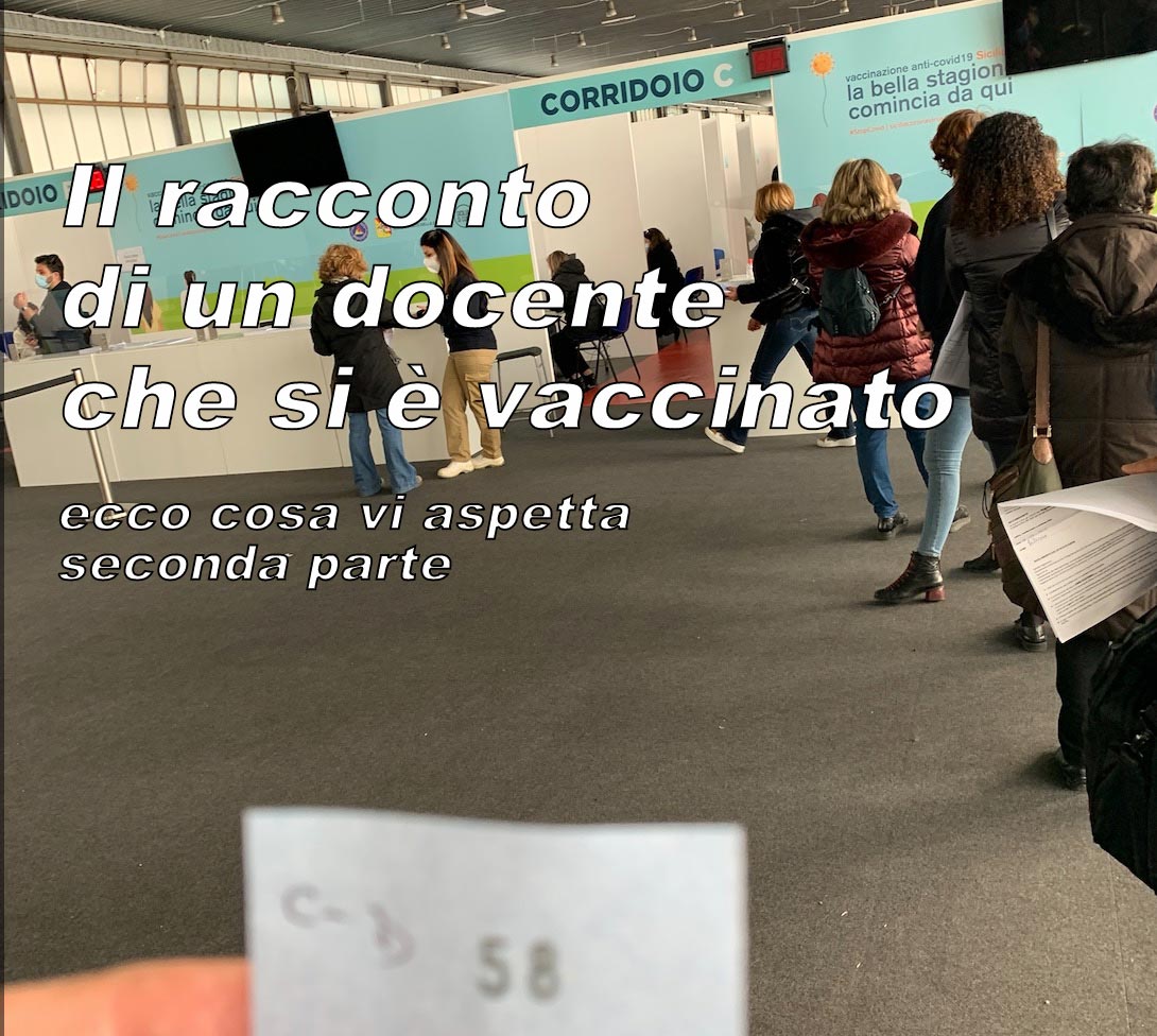 Vaccinazioni #covid  finalmente dentro il padiglione