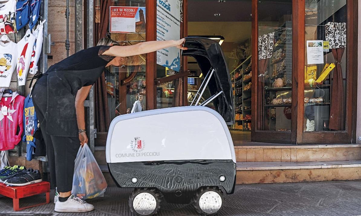 ⁣IL CARRELLO DELLA SPESA ARRIVA DA SOLO A CASA