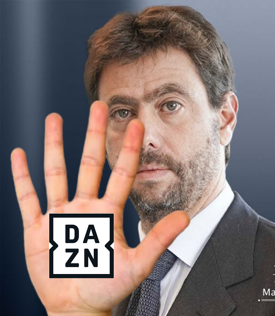 Un Andrea Agnelli confuso partecipa a modo suo alla campagna social.