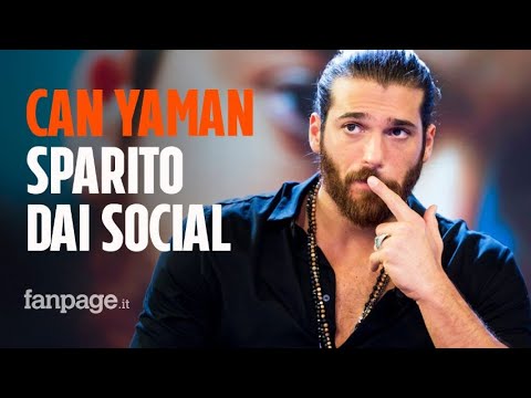 Sparito il profilo Instagram di Can Yaman: ecco cosa potrebbe essere successo