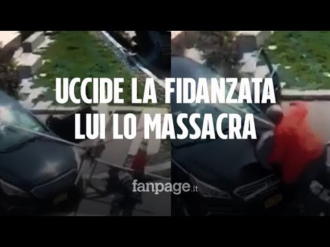 New York, spara e uccide la sua fidanzata in strada: l’uomo lo investe e lo massacra di botte