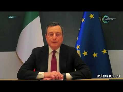 Clima, Draghi: Italia bella e fragile battaglia per nostra storia